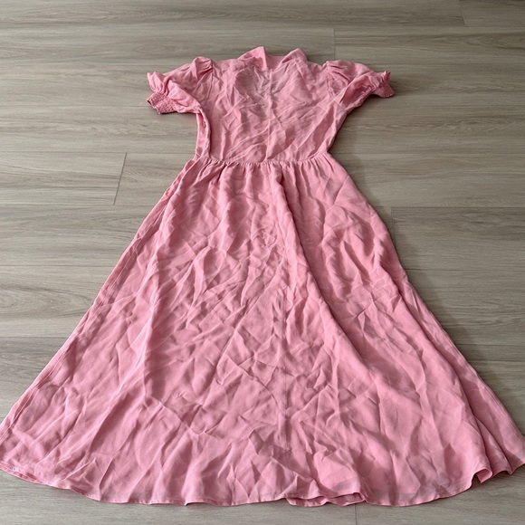 Reformation Pink Midi Dress - Picture 5 of 11